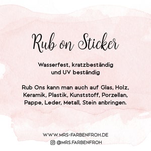 Rub-On Randlos Ostern 02, DIN A6, Rubon, Rub Ons, Rubbelsticker, 3D Rub On, für Glas, Holz, Raysin u.v.m. Bild 4