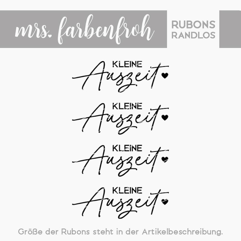 Kleine auszeit aufkleber - Etsy.de