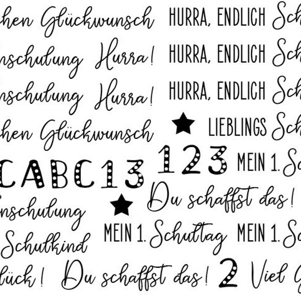 Wasserschiebefolie für Kerzen A5, Schulkind 02, Tattoofolie, personalisierte Kerzen