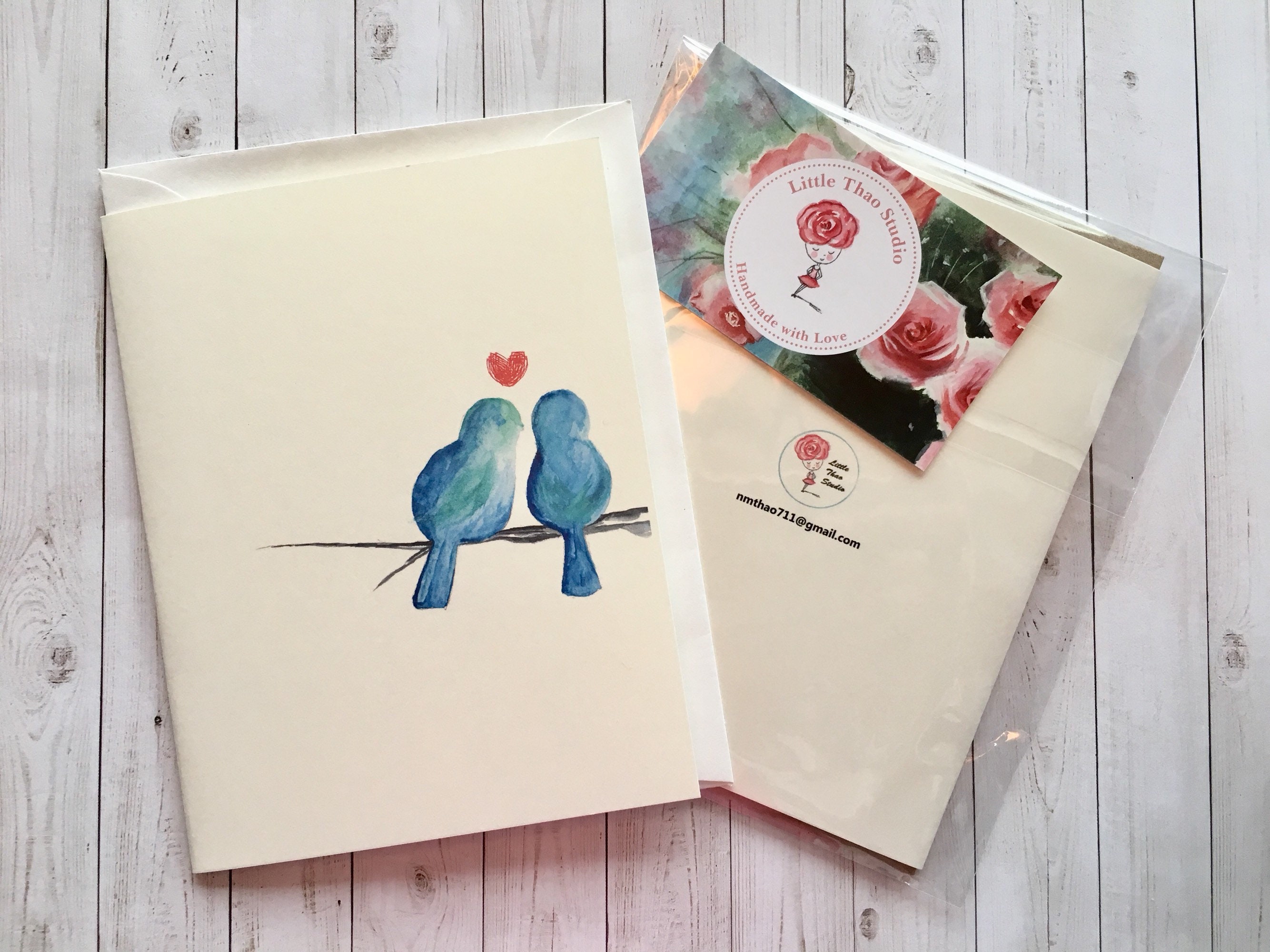 Watercolor Cards Wedding Cards Happy Anniversary Card Love - Etsy