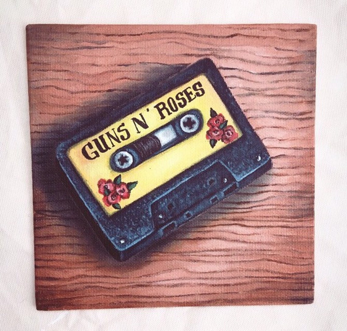 Mini PRINT Guns N' Roses cassette tape Etsy