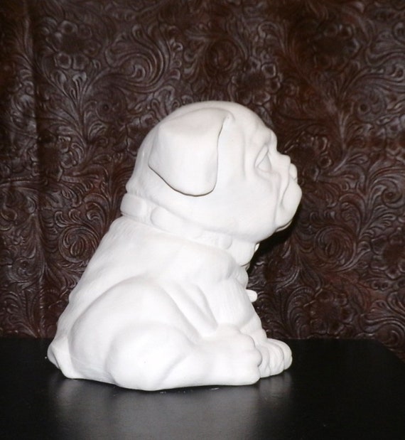 Ceramic Bisque Puppy Banks