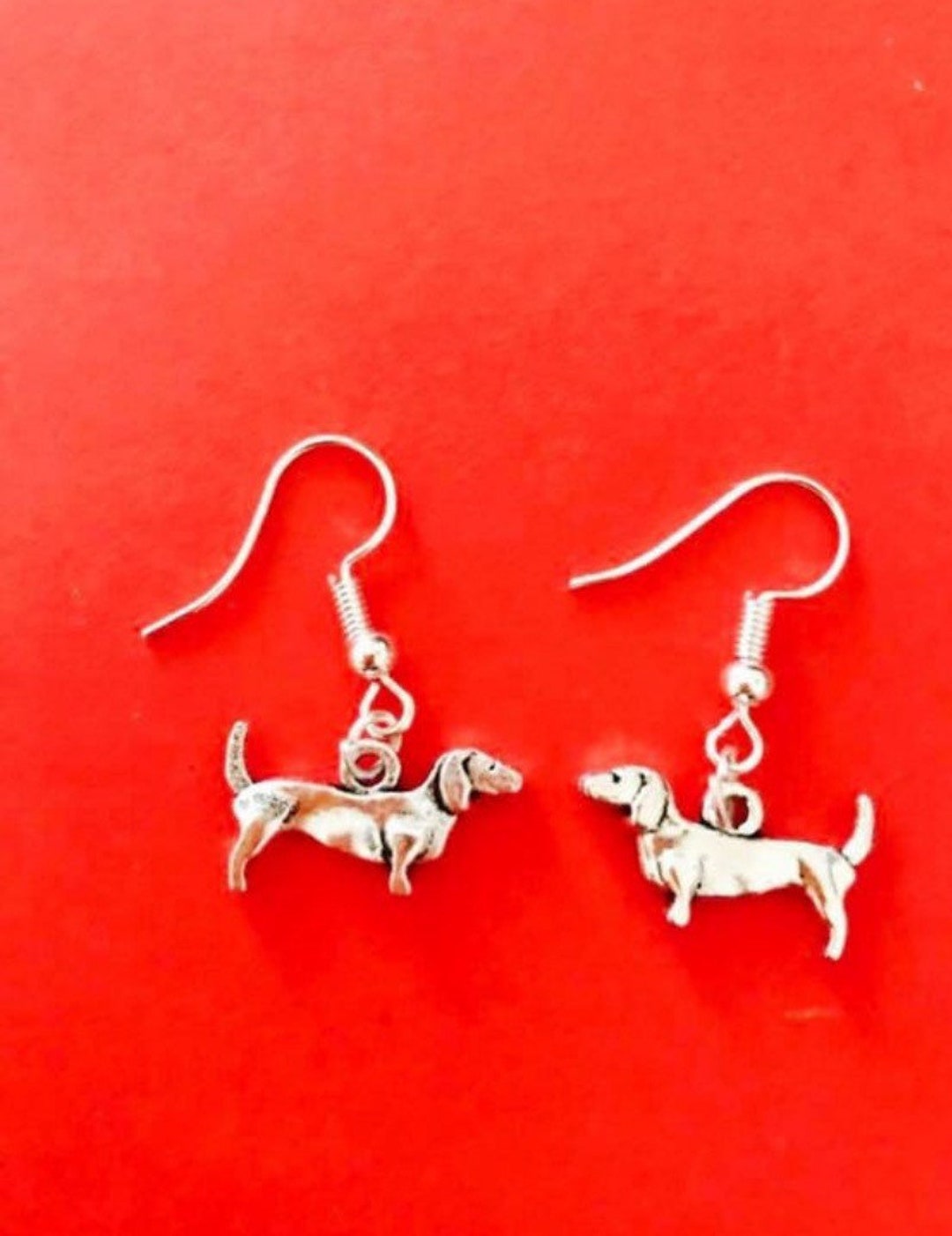 Dachshund Dog Earrings Sausage Dog Earrings Small Dog Etsy