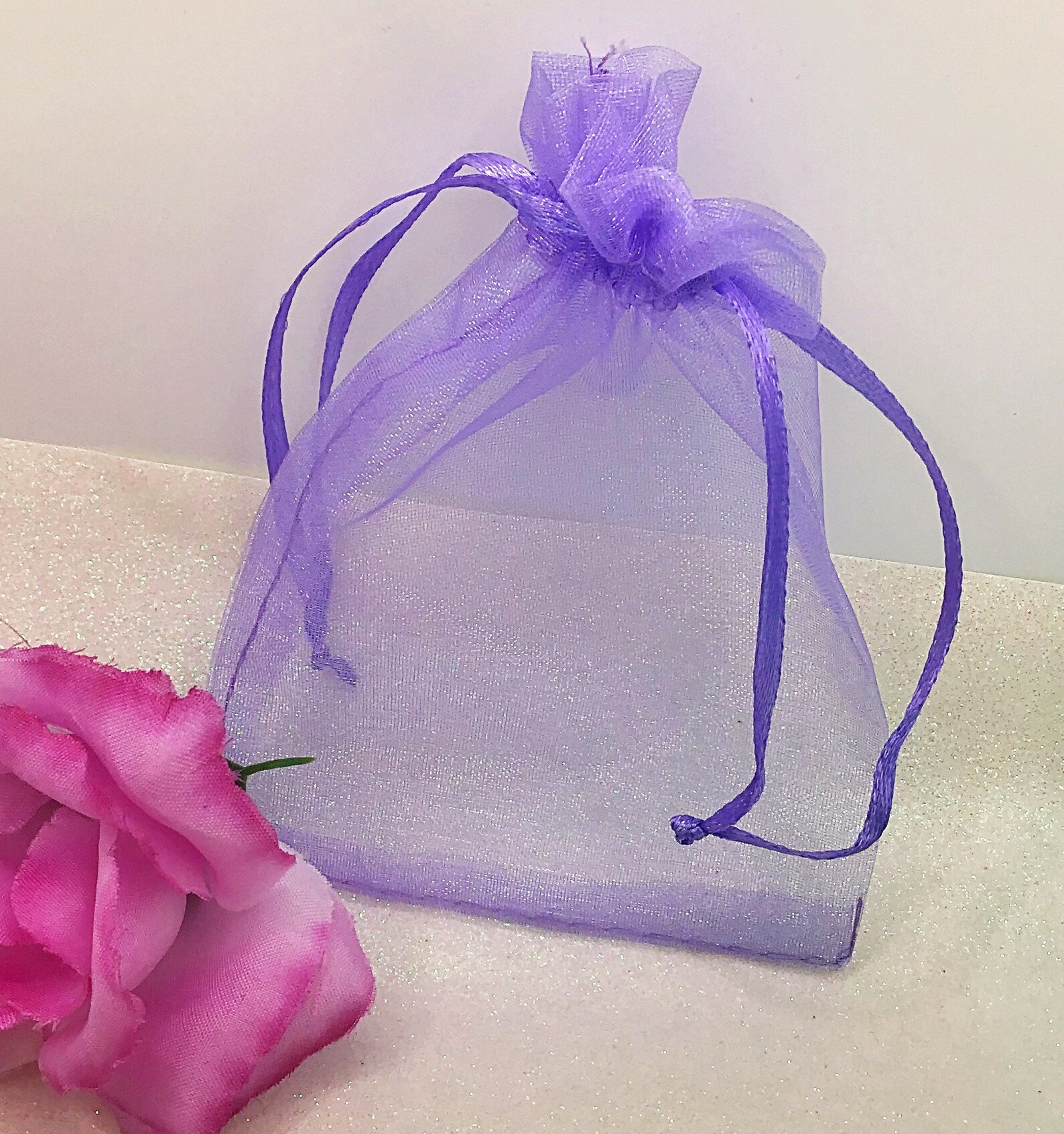 Organza Gift Bags Lilac Organza Gift Bag Jewellery Gift Bag Etsy