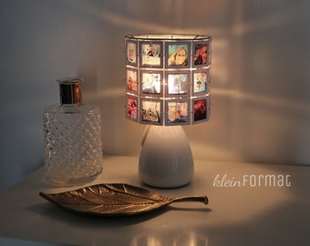 Fotolampe mit 30 eigenen Fotos: kleinNENI - Tischlampe mit Fotos als Geschenkidee