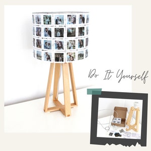 DIY Fotolampe kleinANNA mit 64 eigenen Fotos persönliche Geschenkidee Bild 1