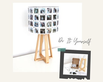 DIY Fotolampe kleinANNA - mit 64 eigenen Fotos - persönliche Geschenkidee