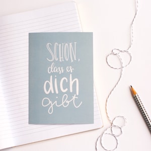 Kartenset - Schön dass es dich gibt (6 Stück)