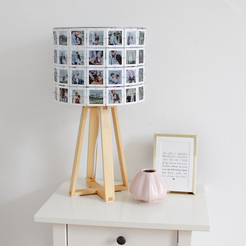 DIY Fotolampe kleinANNA mit 64 eigenen Fotos persönliche Geschenkidee Bild 5