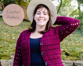 Autumn Sunrise Cardigan || Crochet Pattern