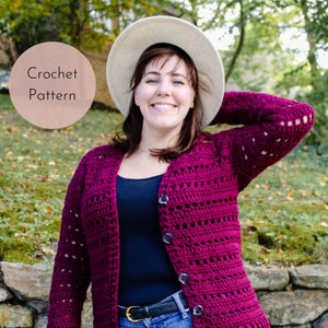 Autumn Sunrise Cardigan || Crochet Pattern