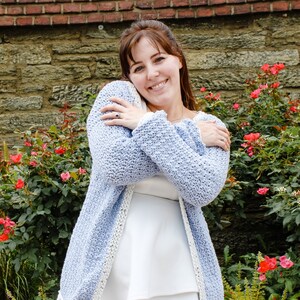 Wisteria Whimsy Cardigan || Crochet Pattern