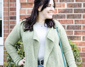 Calla Lily Cardigan || Crochet Pattern