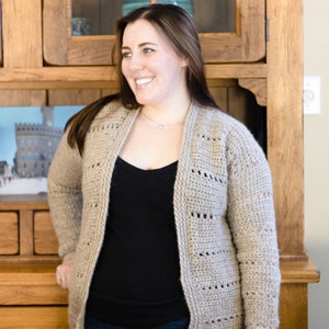 Geröstete Marshmallow-Strickjacke || Häkelanleitung
