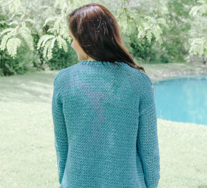 Bahama Breeze Cardigan Crochet Pattern image 10