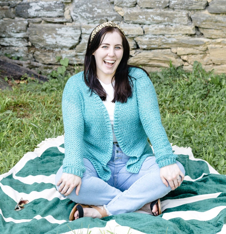 Bahama Breeze Cardigan Crochet Pattern image 2