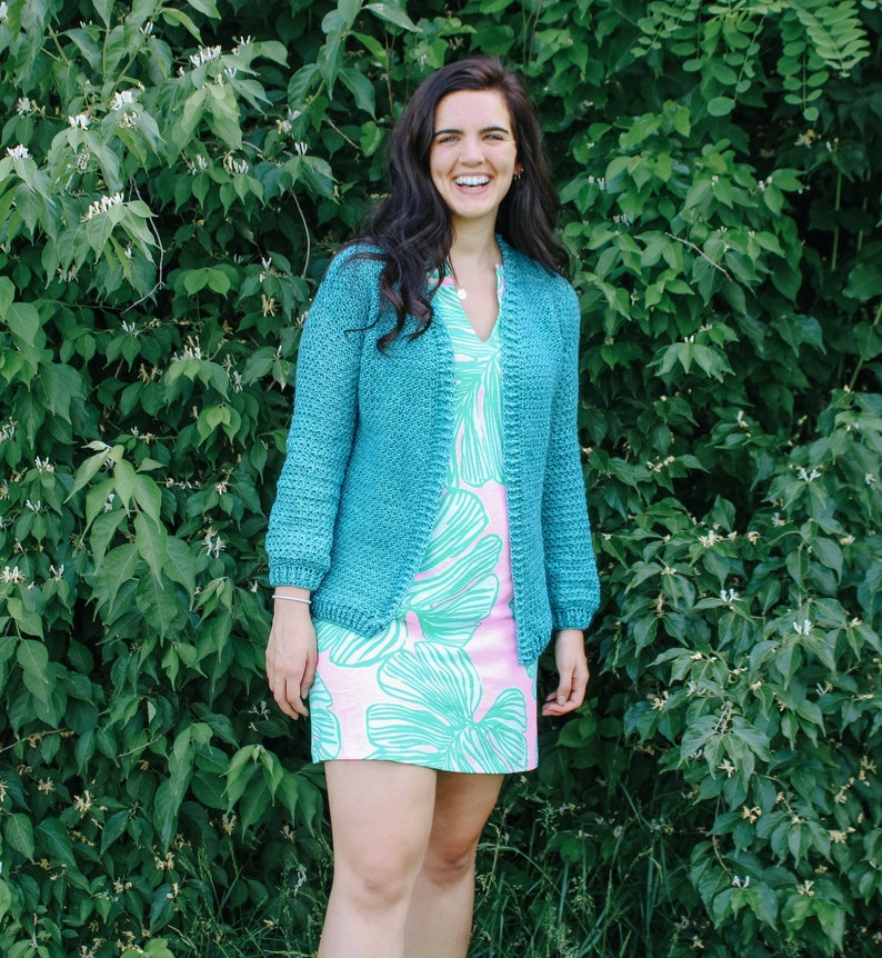 Bahama Breeze Cardigan Crochet Pattern image 6