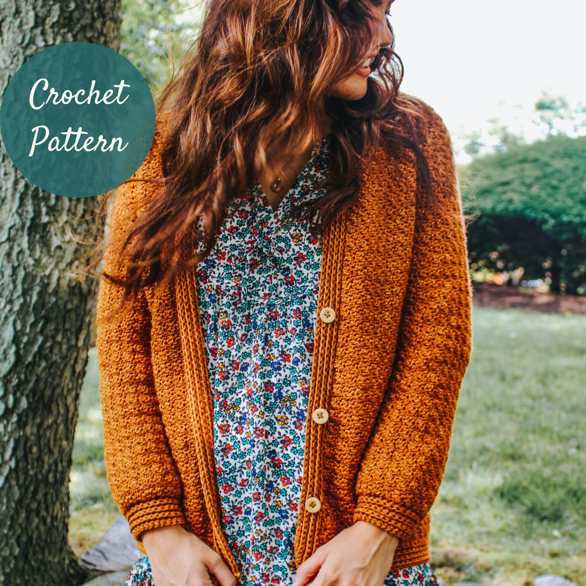 Cardigan Crochet Pattern Etsy Sweden
