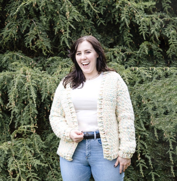 Wildflower Cardigan Crochet Pattern - Etsy