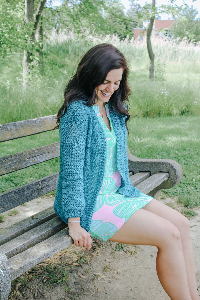 Bahama Breeze Cardigan Crochet Pattern image 4