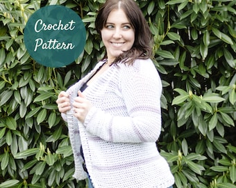 Stripe Into Spring Cardigan || Crochet Pattern