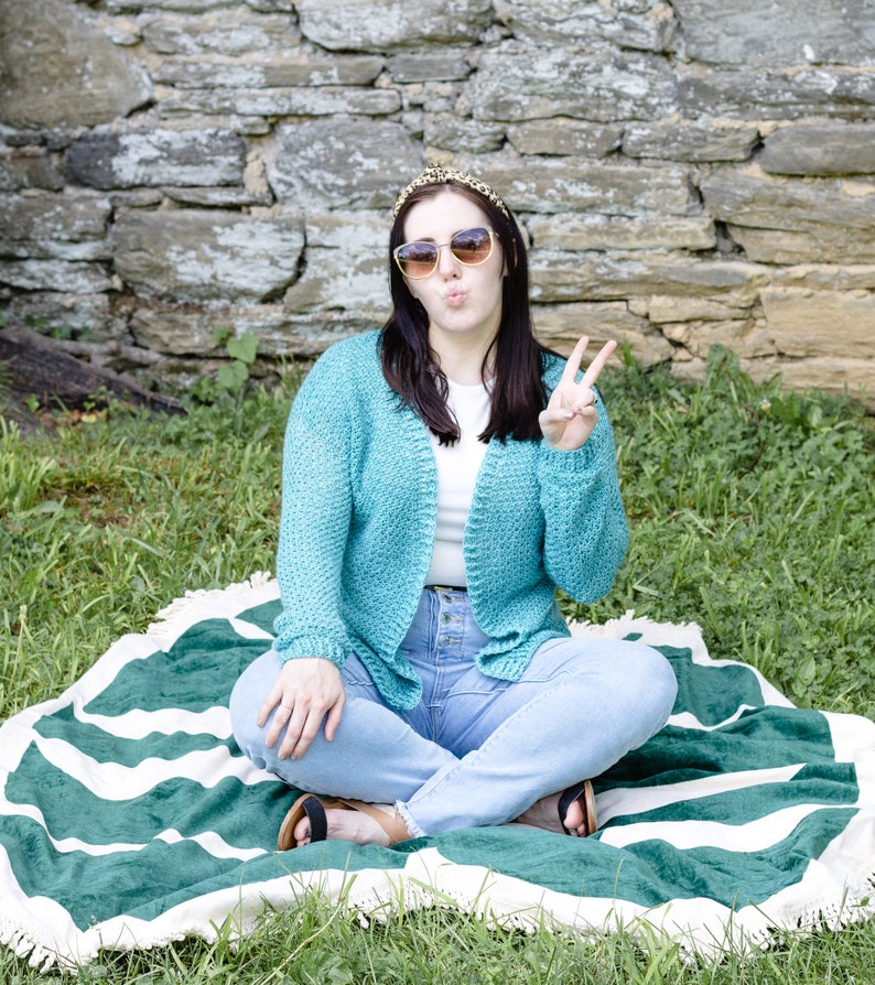 Bahama Breeze Cardigan Crochet Pattern image 8