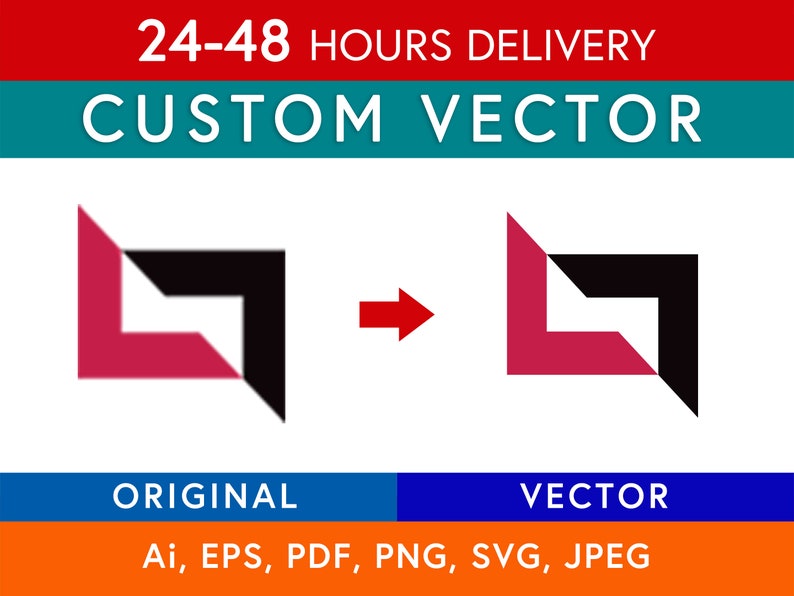 Vector Logo Photo To Vector Svg Vector Conversion Custom Etsy