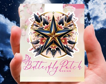 Ornamental Star Magnetic Bookmark