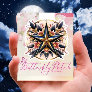 Ornamental Star Magnetic Bookmark