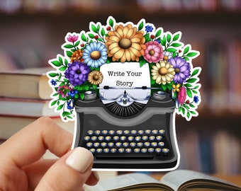 Write Your Story Vinyl Sticker