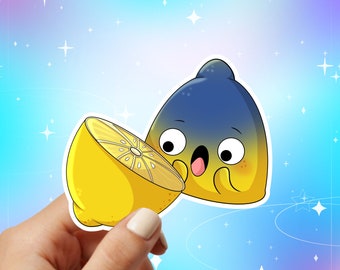 Sliced Lemon Vinyl Sticker