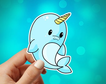 Narwhal Vinyl Sticker
