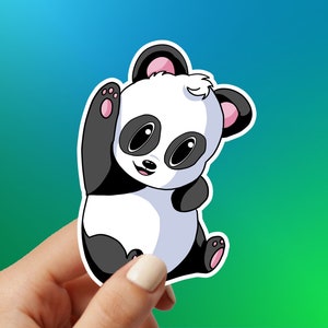 Panda Bear Vinyl Sticker