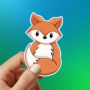 Fox Vinyl Sticker