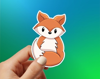 Fox Vinyl Sticker