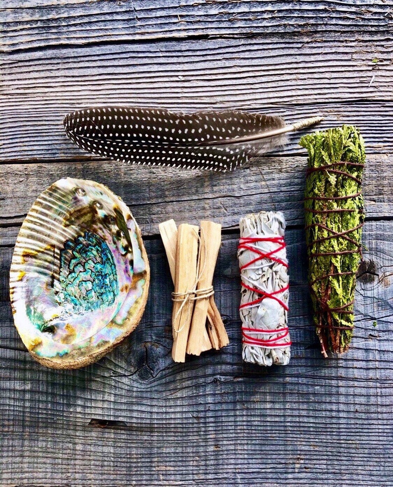 Kit de manchas para principiantes White Sage Palo Santo White image 0