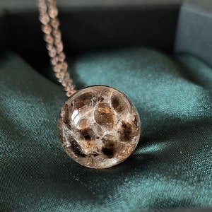 Vrai collier en peau de serpent fait à la main bio résine organique argent sterling peau de serpent bijoux cadeau d’anniversaire pour son serpent cadeau serpent amateurs bijoux