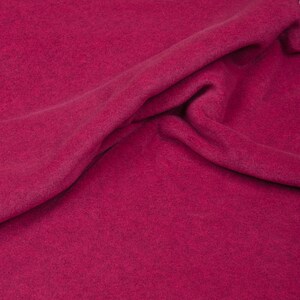 Wendeschal in eurer Wunschfarbe mit Knopf für Frauen, Fleeceschal, Winterschal, Wickelschal, genäht von Jörle 18 pink