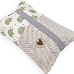 Windeltasche, Windeltasche Elefant, Babygeschenk, Geschenk Geburt, Windeltasche grau, Waffelpique, Pique, Waffelstoff, Mädchen, Junge, Pique
