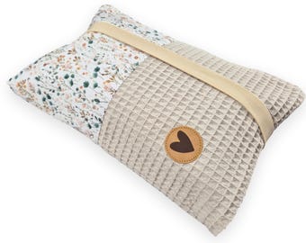 Windeltasche, Wickeltasche, Windeltasche Gras, Windeltasche Gräser, Windeltasche beige, Baby, Geschenk Geburt, Windeltasche beige