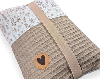 Windeltasche, Wickeltasche, Windeltasche Gras, Windeltasche Gräser, Windeltasche beige, Baby, Geschenk Geburt, Windeltasche braun
