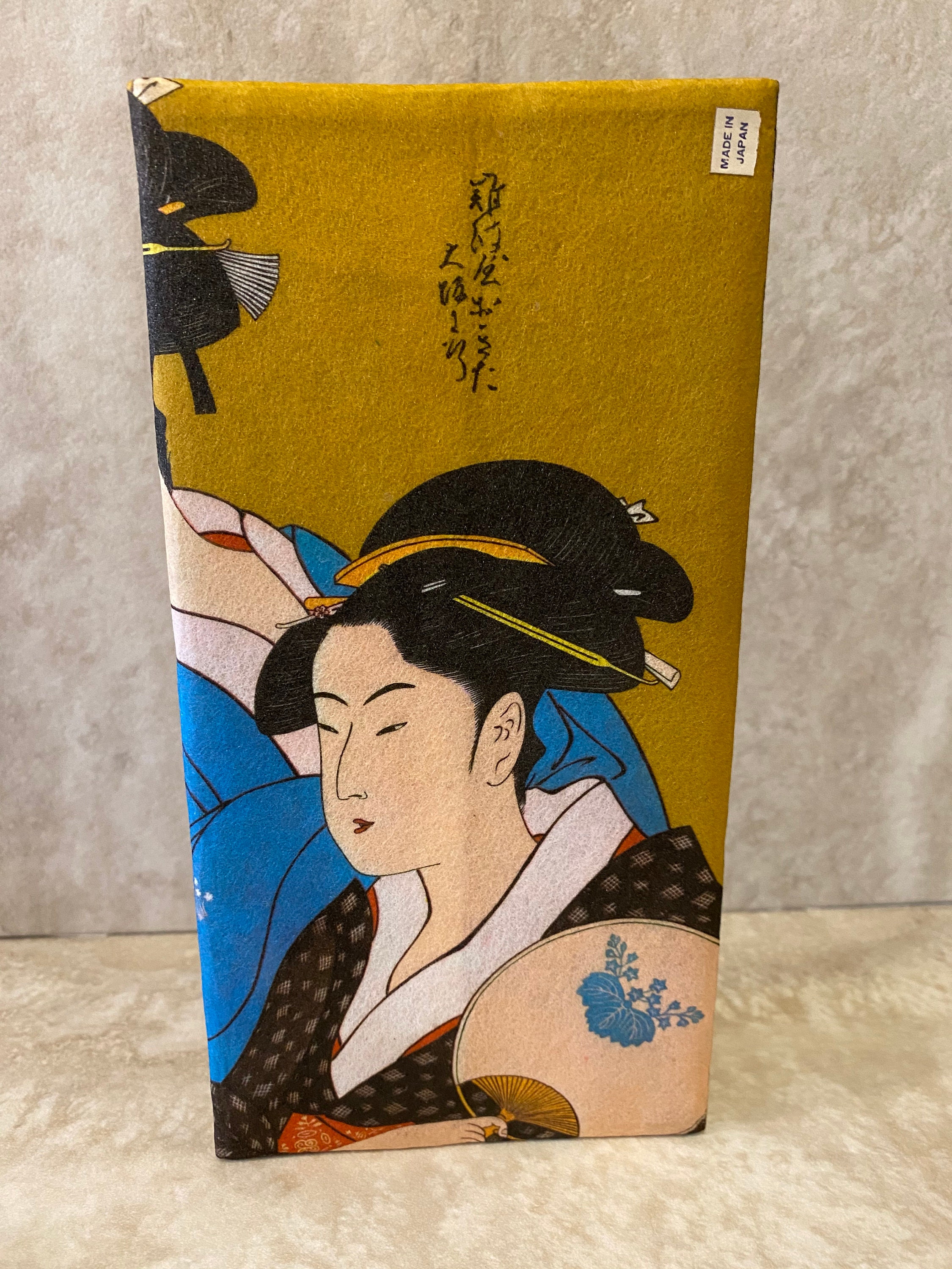 1960s Zemliya Japanese Paper Wallet: NOS Kyoto Yuzenzome Art - Etsy