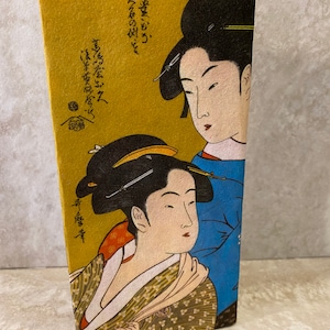 Zemliya Japanese Paper Wallet, 1960s, Gifts for Him, Gifts for Her, Friend, NOS, Boyfriend Gift, Valentine Gift, Dad, Mom, Girlfriend, Wife