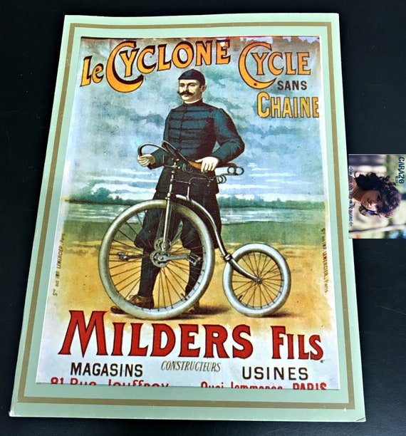 Nugeron Le Cyclone Cycle French Greeting Card