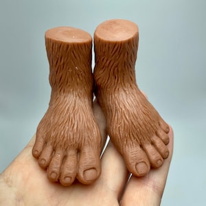 Bigfoot 3d silicone mold. Yeti foot Wax Cement Concrete Epoxy Soap etc craft silicone mold