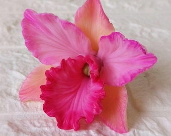 3d Orchid flower silicone mold.  Orchid Flower food grade Silicone mold for Soap Epoxy Flexible Chocolate etc