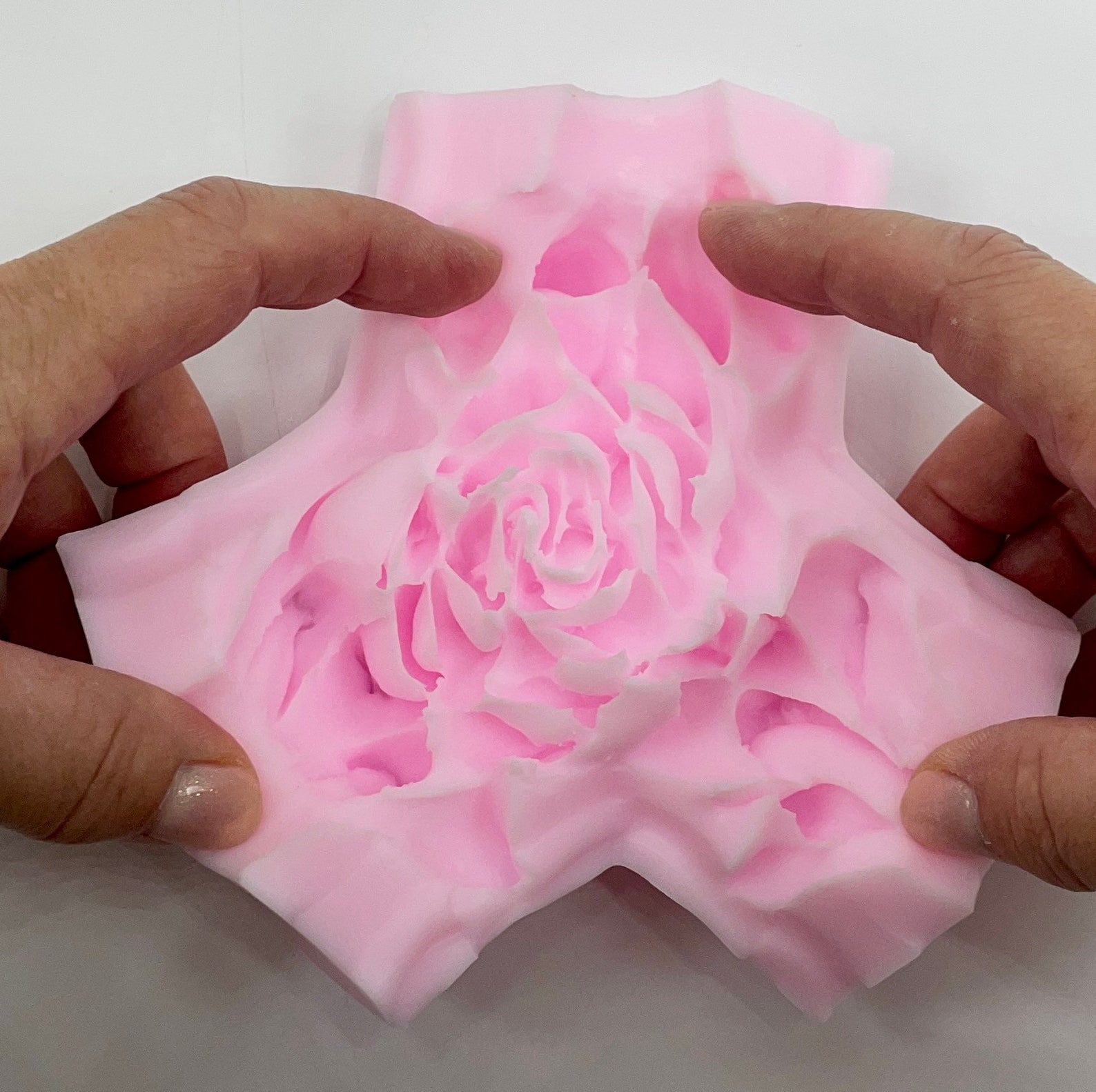 Gardenia Silicone Mold. Large Flower 3d Mold. Epoxy Resin Etsy