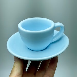 Coffee cup mold. Small tea cup mold. Hot Chocolate cup food grade silicone mold for Soap, Epoxy, Wax Chocolate Jelly etc…