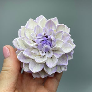 3d Dahlia silicone mold for craft.