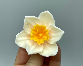 水仙のシリコン型。3D水仙の花のシリコン型。水仙の型。花の型。
